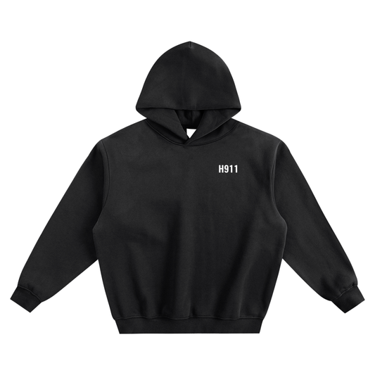 "Nanakorobi yaoki" Fleeced Boxy Hoodie