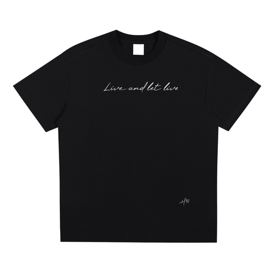 “Live and let live” Dry Cooling T-Shirt
