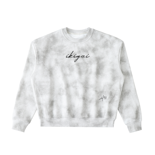 “ikigai” Boxy Fleeced Sweatshirt